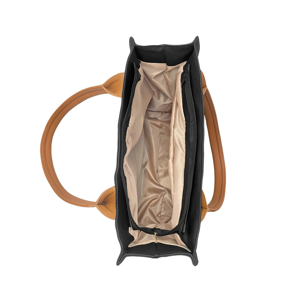 Bolso Dama Karla Chacon Amber Negro