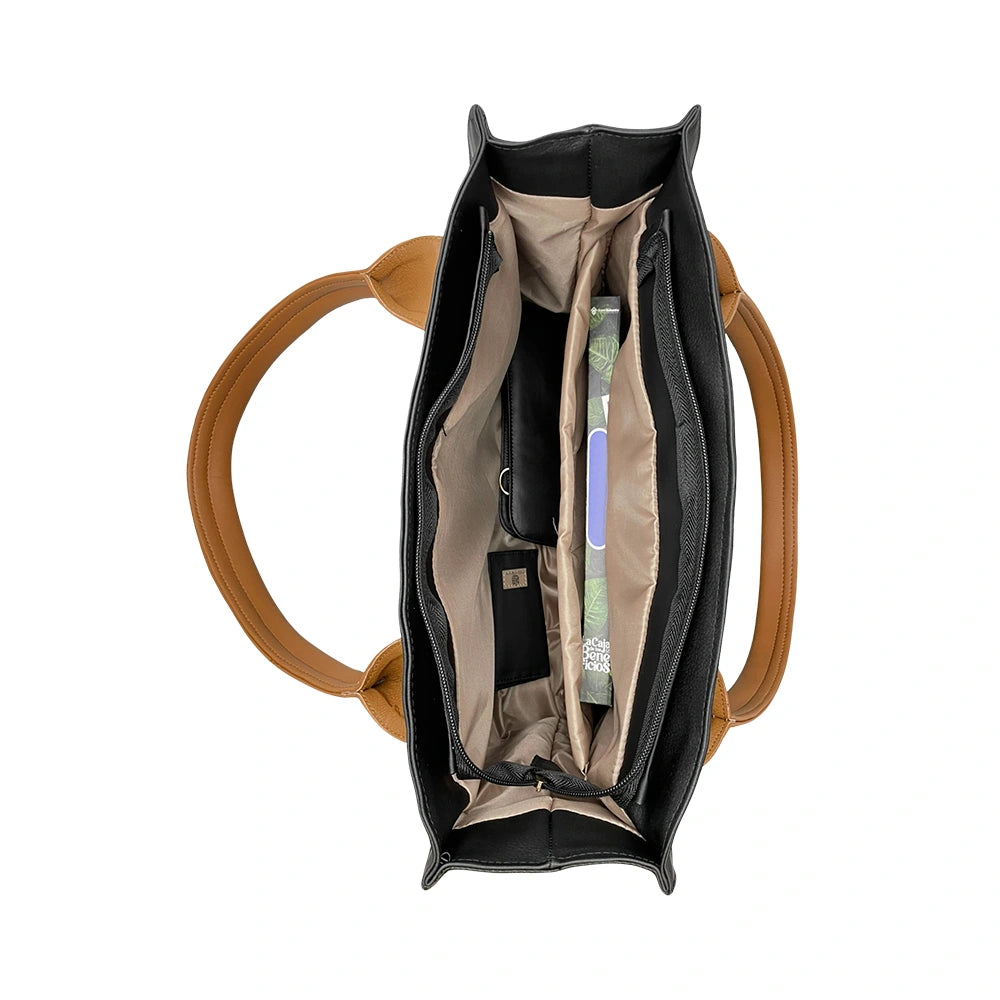 Bolso Dama Karla Chacon Amber Negro