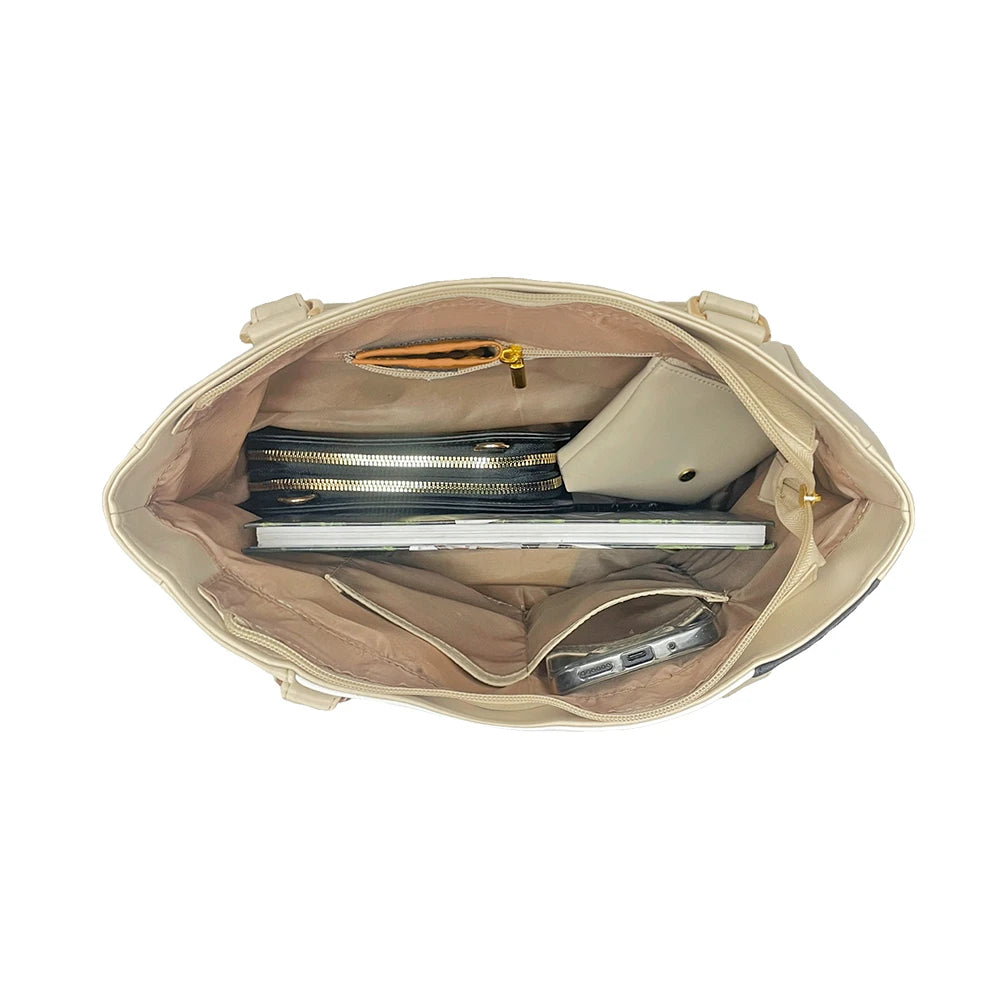 Bolso Dama Karla Chacon Olga Beige
