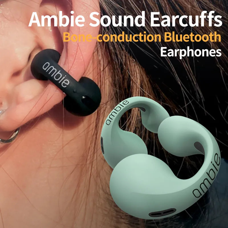 AUDIFONOS INALAMBRICOS BLUETOOTH AMBIE ORIGINALES DE 15 MGHZ