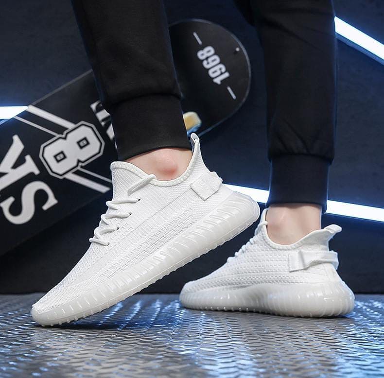 Zapatos Tenis yeezy Para Hombre Blanco