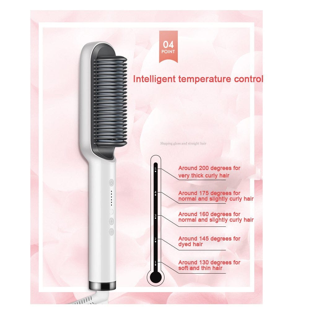 Plancha Peine Cepillo Ionico Alisador De Cabello