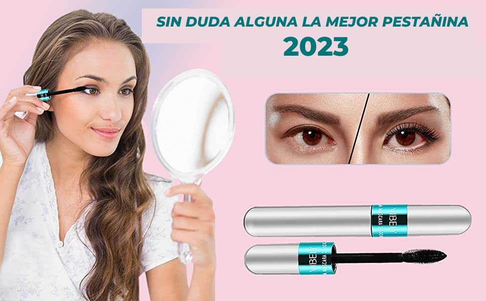 Vibely Pestañina con fibra de seda 4 D Nueva versión 2023