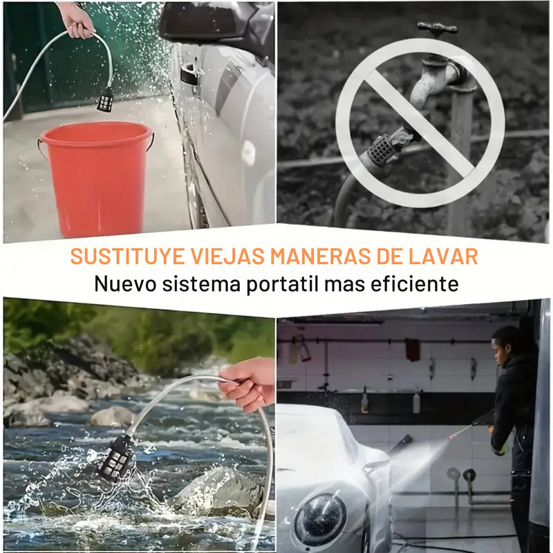 Hidrolavadora pistola de agua hidrojet de doble bateria