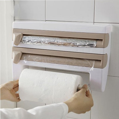 Dispensador papel aluminio plastico y toalla