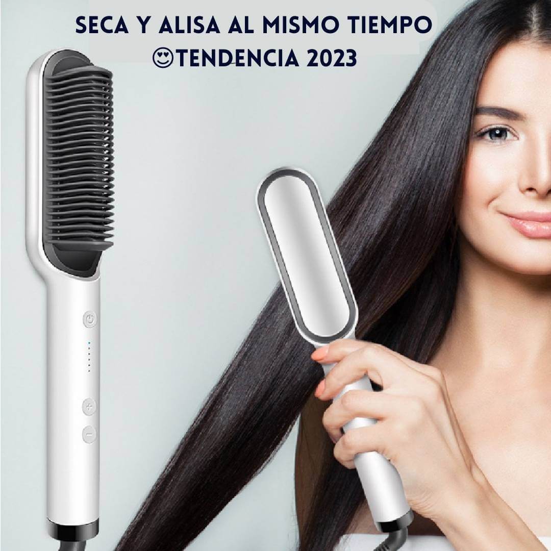 Plancha Peine Cepillo Ionico Alisador De Cabello